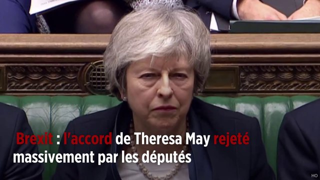 Brexit : le Parlement britannique rejette l'accord conclu avec l'Union européenne