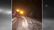 Güdül'de Kar Yağışı Nedeniyle Kapanan Yollar Ulaşıma Açıldı