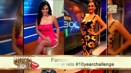 Famosos ecuatorianos se unen al reto #10yearchallenge