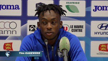 Après HAC - Valenciennes (4-3), réaction de Tino Kadewere