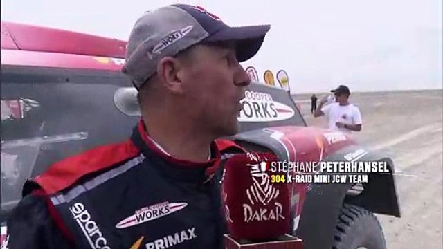 Summary - Car/SxS - Stage 8 (San Juan de Marcona / Pisco) - Dakar 2019