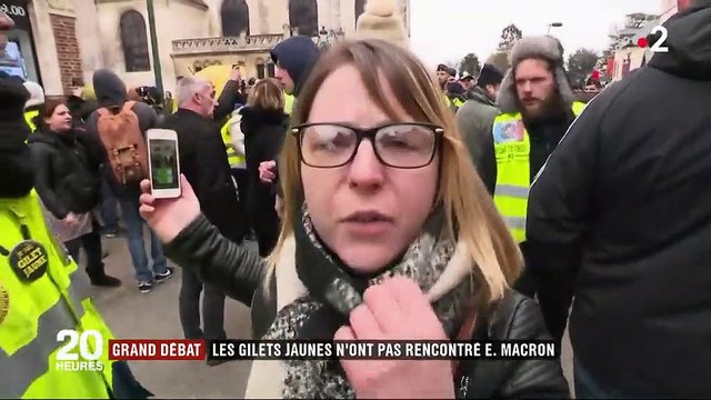 Grand débat : les gilets jaunes frustrés à Grand Bourgtheroulde