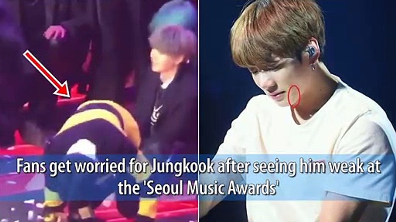 Fans get worried for BTS Jungkook after seeing him weak at the 'Seoul Music Awards'