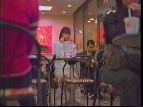 Japanese McDonald's Ad (CM マクドナルド) - Big Mac Featuring Ogrua Yuko (小倉優子) (2004, Japan)