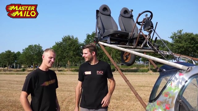 Smart wheelie car! WHEEL falls off!!! ( 720 X 1280 )