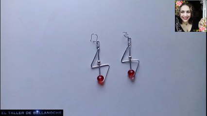 HOW TO DO EARRINGS IN LESS THAN 5 MINUTES-COMO HACER PENDIENTES EN MENOS DE 5 MINUTOS