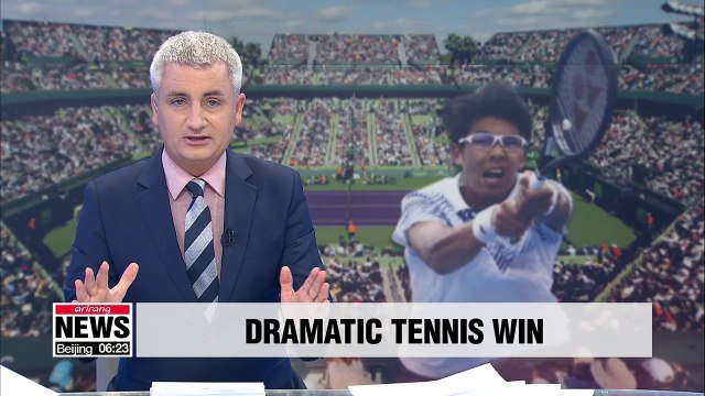 Korean tennis star Chung Hyeon advances to second round of Australian Open