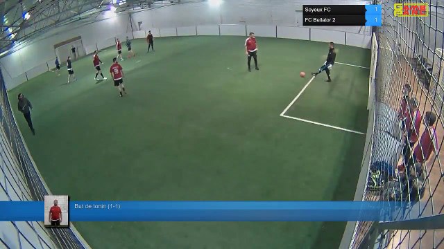 But de tonin (1-1) - Soyeux FC Vs FC Bellator 2 - 15/01/19 19:00 - LIGUE 4 - Poitiers Game Parc