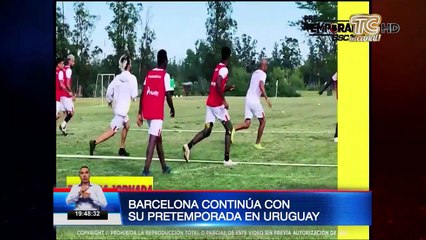 Barcelona continúa su pretemporada en Uruguay