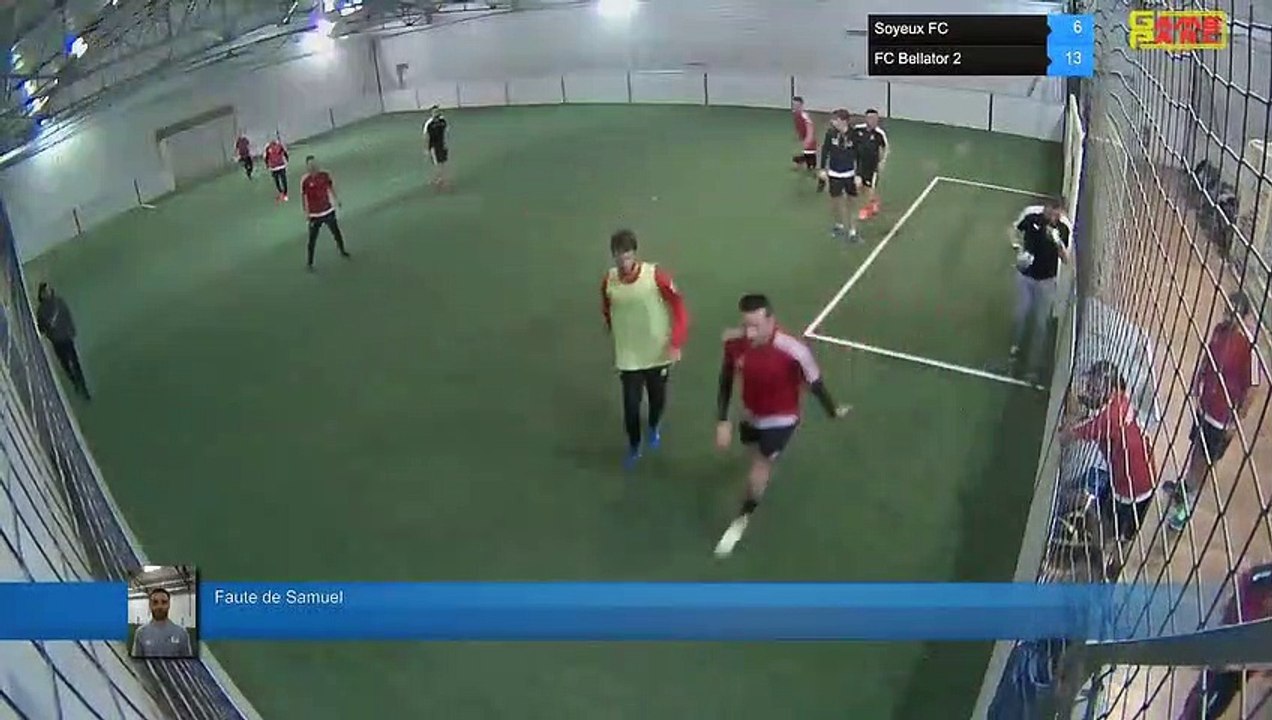 Faute de Samuel - Soyeux FC Vs FC Bellator 2 - 15/01/19 19:00 - LIGUE 4 - Poitiers Game Parc