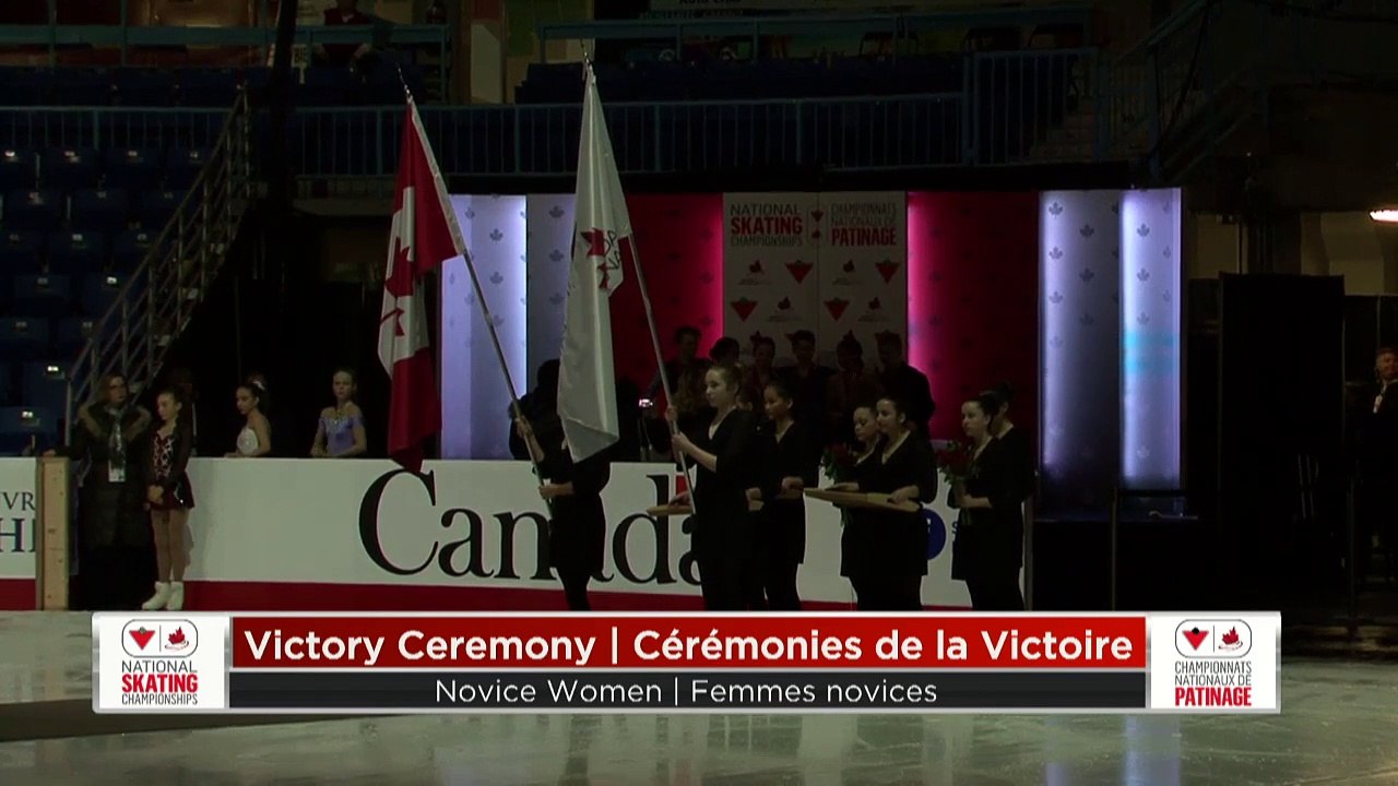 Victory Ceremony : (Junior Dance/Danse, Novice Men Hommes, Novice Dance/Danse