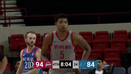 Bruno Caboclo goes up to get it and finishes the oop