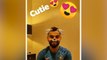 Anushka shares a funny video of Virat with a doggy filter on his face