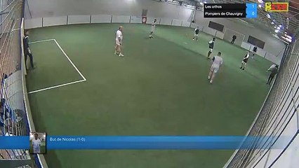 But de Nicolas  (1-0) - Les orthos Vs Pompiers de Chauvigny  - 15/01/19 20:00 - Ligue A