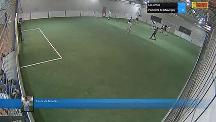 Faute de Nicolas  - Les orthos Vs Pompiers de Chauvigny  - 15/01/19 20:00 - Ligue A