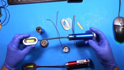 An incredible melting magnetic book light / work light (Part 1)