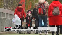 India, Thailand, and China suffer from fine dust pollution