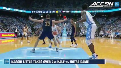 Nassir Little Takes Over 2nd Half To Propel UNC To Win vs. Notre Dame