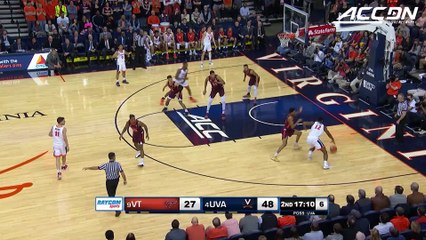 Virginia Tech's Ahmed Hill Soars On Alley-Oop Slam