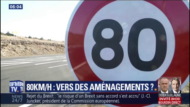 Limitation à 80km/h: vers des aménagements?