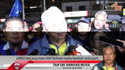 6 MP U-turn? Umno belum buat keputusan