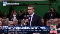 Grand débat: le marathon de 7 heures d'Emmanuel Macron