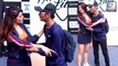Jacqueline Fernandez Dances With A Fan On Streets