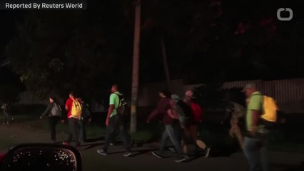 Download Video: Honduran Migrant Caravan Swells En Route To U.S. Border