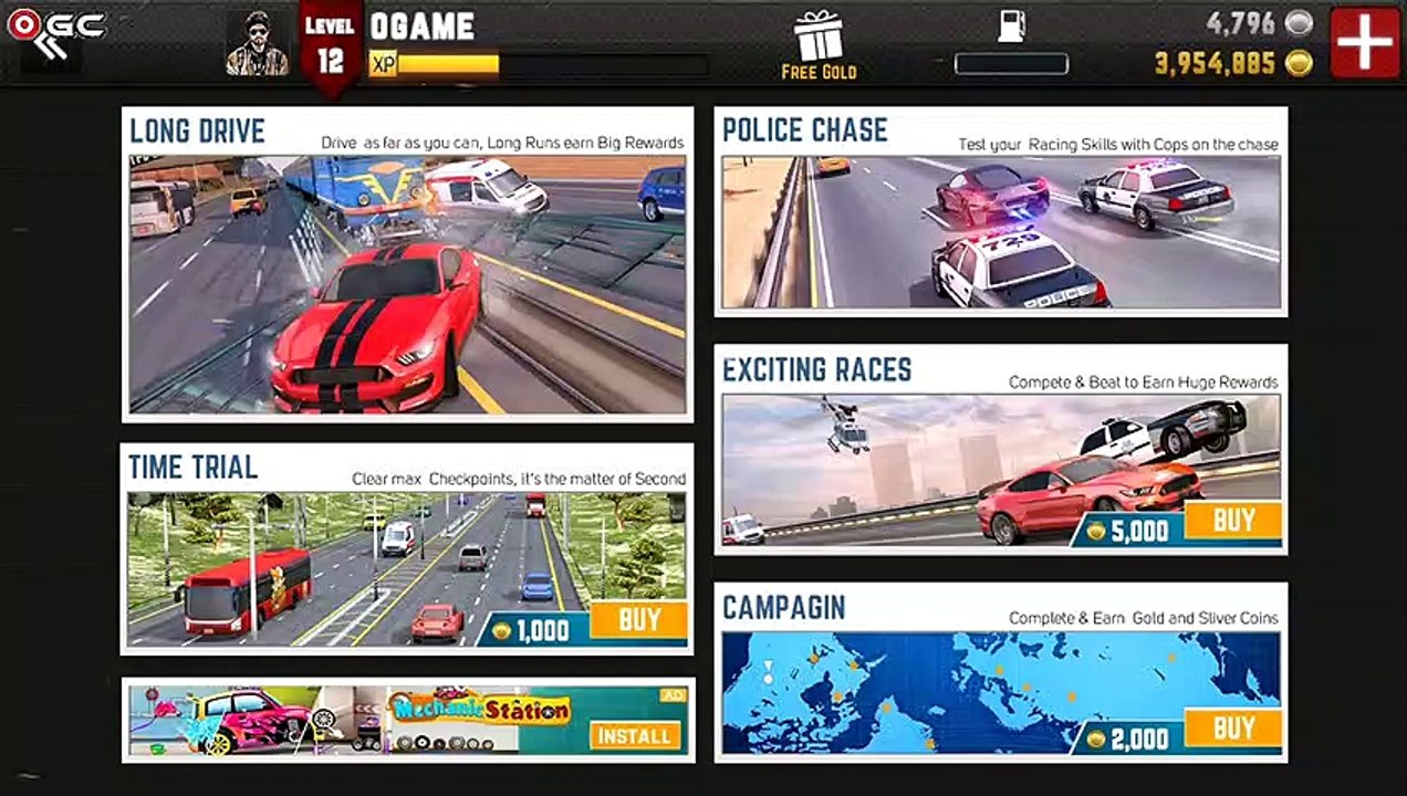 Racing Ferocity 3D Endless - Mustang 2012 Turbo - Speed Racing Car Games - Android Gameplay FHD #4