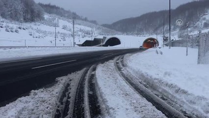 Bolu Dağı'nda Kar Yağışı - Bolu