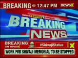 After SC notice, PWD asks contractor to stop work on Shivaji memorial