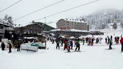 Uludağ'daki otellerde yarıyıl bereketi - BURSA