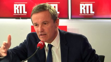 "La France de Monsieur Macron préfère la burka aux 'gilets jaunes'", a lancé Dupont-Aignan