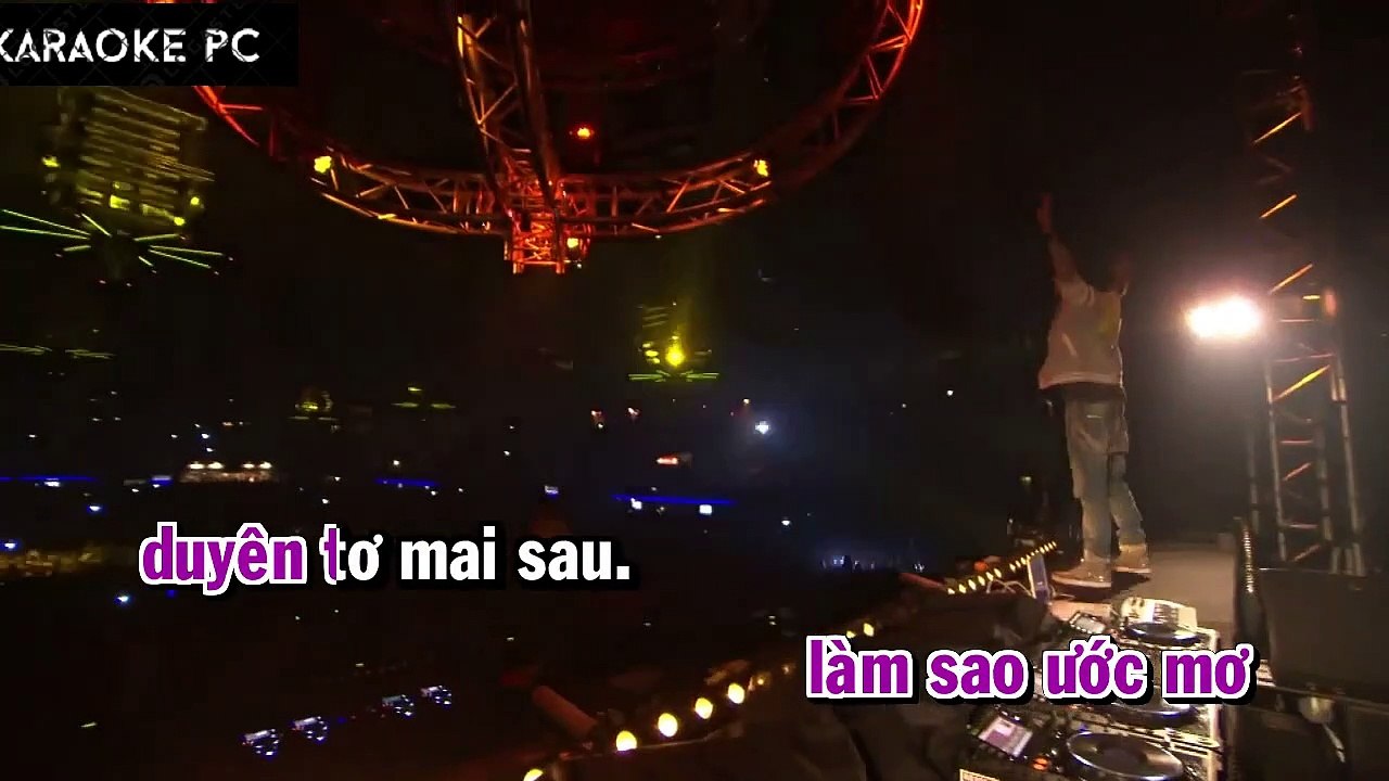 Karaoke Cô Hàng Xóm Remix - Quang Lê