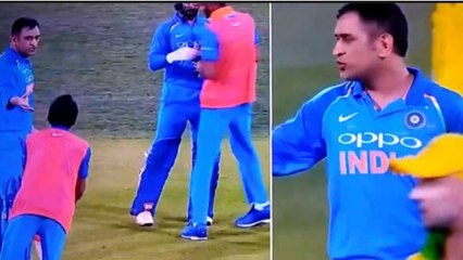 Download Video: MS Dhoni abuses Khaleel Ahmed on ground during India Vs Australia 2nd ODI | वनइंडिया हिंदी