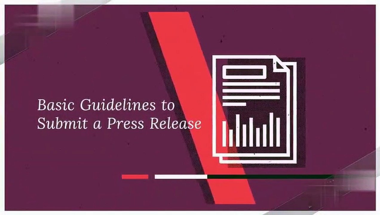 Basic Guidlines To Submit A Press Release