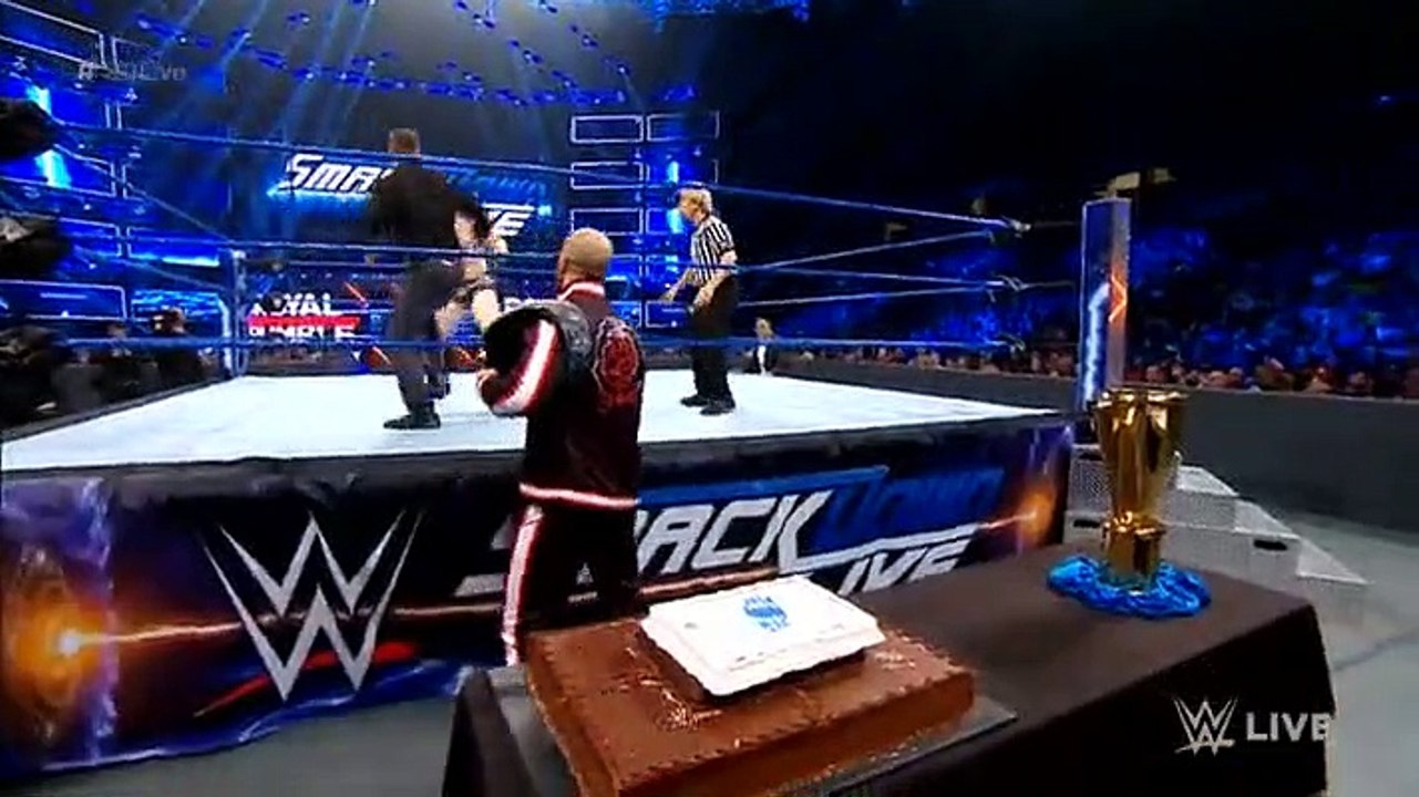 wwe SmackDown live 15 jan 2018 the miz vs sheamus full match