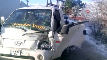 Yollar Buz Pistine Döndü, Kazalar Ardı Ardına Geldi