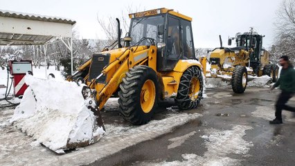 'Kar kaplanları' zorlu mesaide (1) - ELAZIĞ
