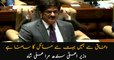 CM Sindh Murad Ali Shah addressing in Sindh Assembly session