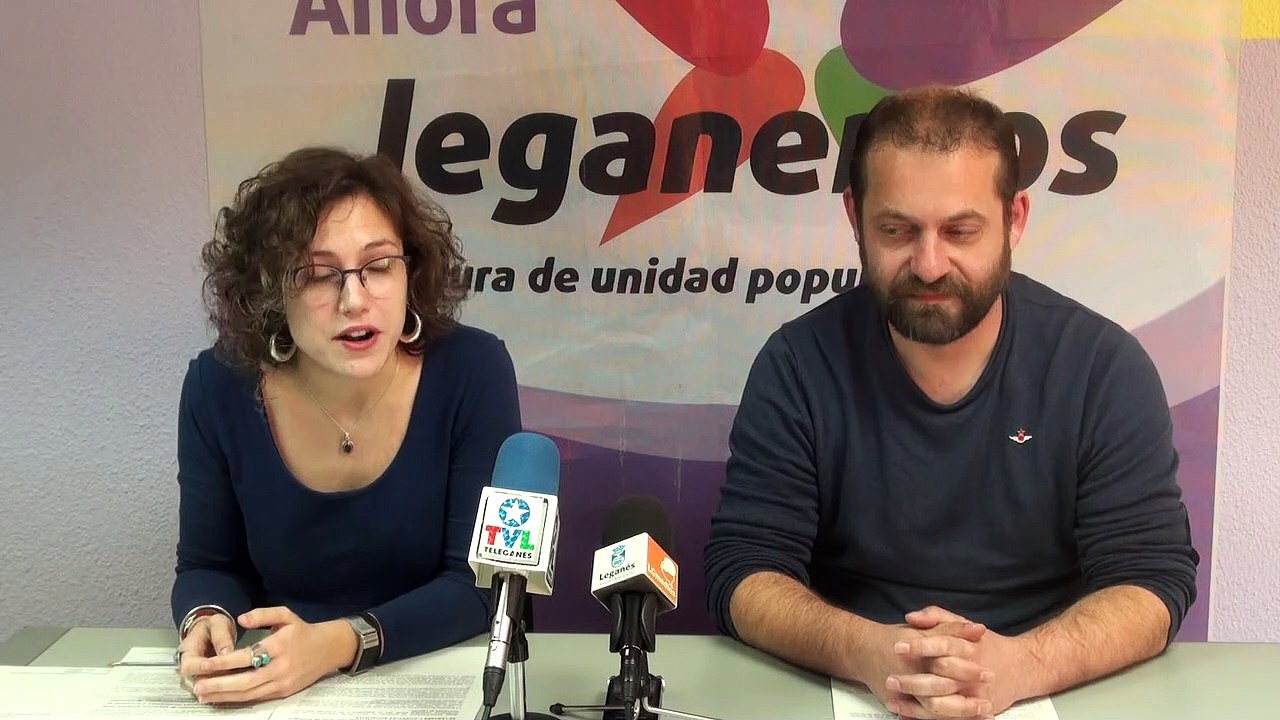 Rueda de prensa de Leganemos del 16 de enero de 2019