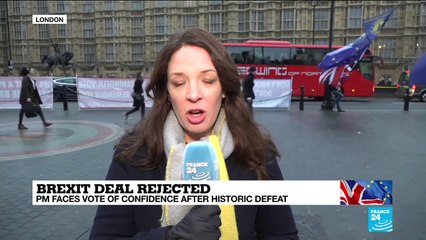 Brexit: Theresa May faces vote of confidence after "worst defeat in modern UK history"