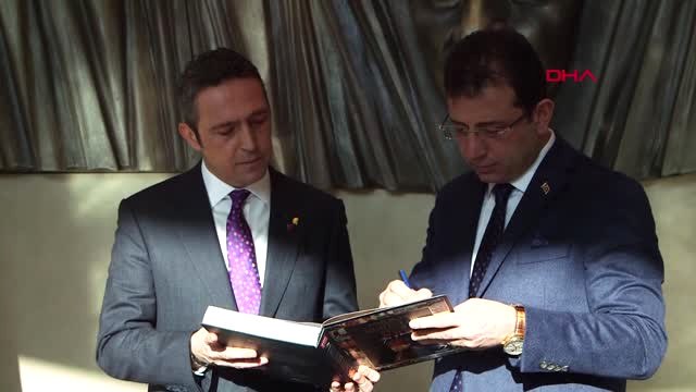 Spor İmamoğlu Fenerbahçe Spor Kulübü Başkanı Ali Koç'u Ziyaret Etti