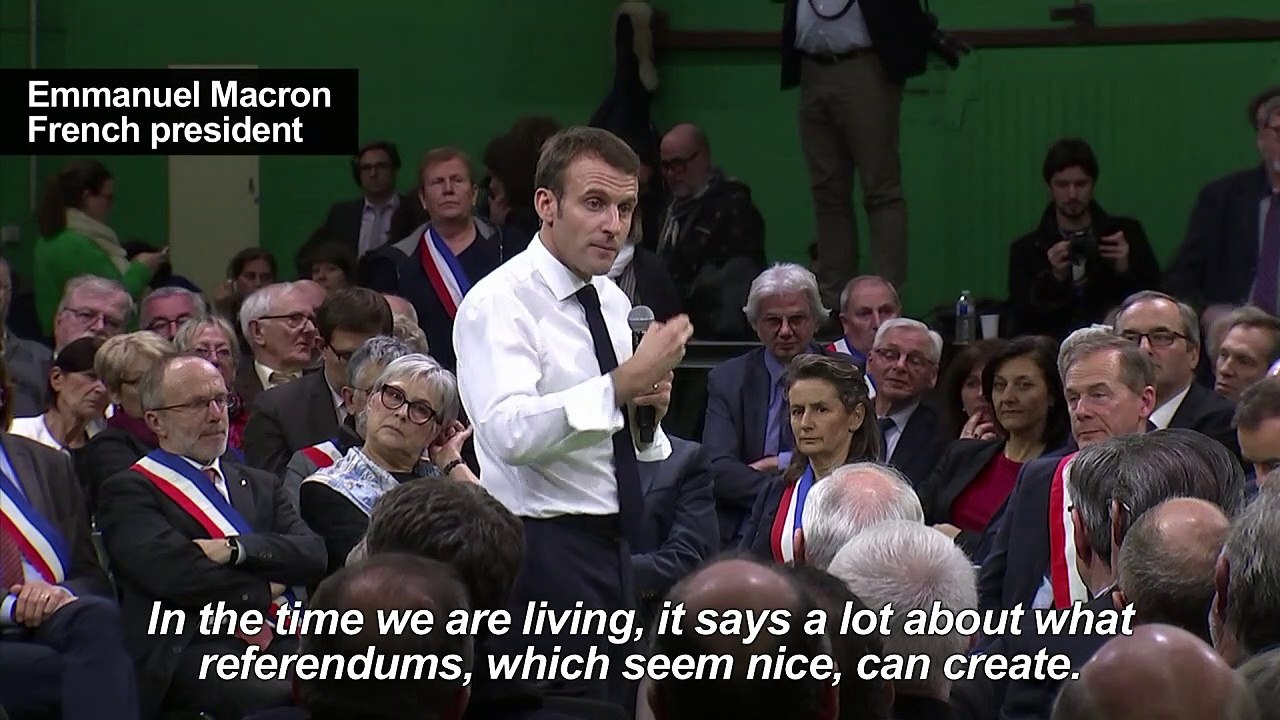 Macron says Brexit referendum was 'manipulated'