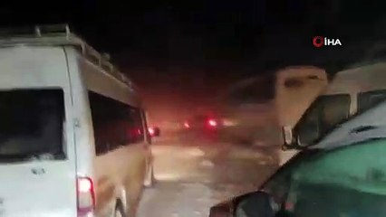 Büyükşehir Çat’ta tipiye yakalanan vatandaşları kurtardı