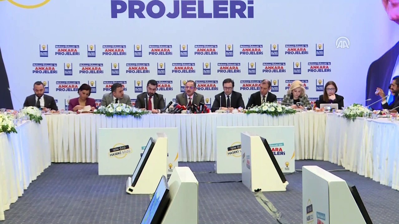 Özhaseki: '(Cumhur İttifakı) Şu ana kadar niye bir araya geldiniz diyeni görmedim' - ANKARA