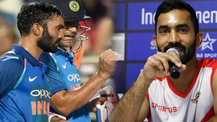 தோனியுடன் ஆடுவதை பற்றி தினேஷ் கார்த்திக் ஸ்வாரஸ்ய தகவல்- வீடியோ