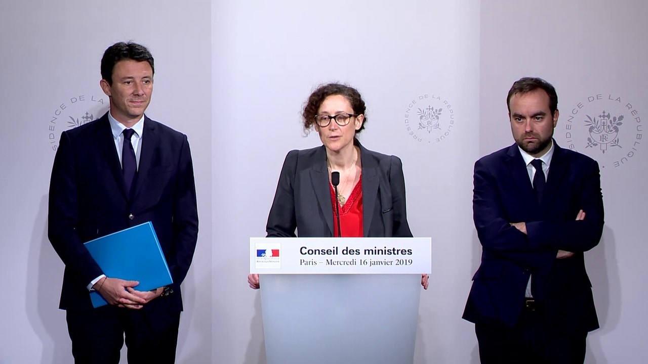 Compte-rendu du Conseil des ministres du mercredi 16 janvier 2019
