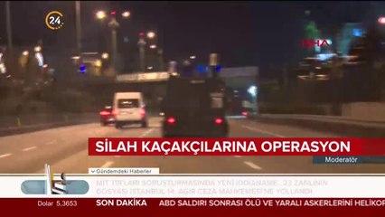 Silah kaçakçılarına operasyon