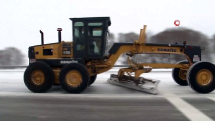 Konya’da ulaşıma kar engeli